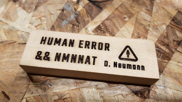human error nmnnat name plate
