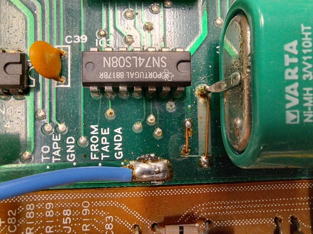 Korg herstelde batterij lekkage