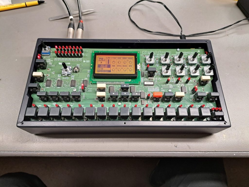 Elektron Machinedrum nieuwe encoders